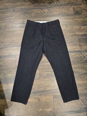Men's Tailored Dress Pants in Charcoal